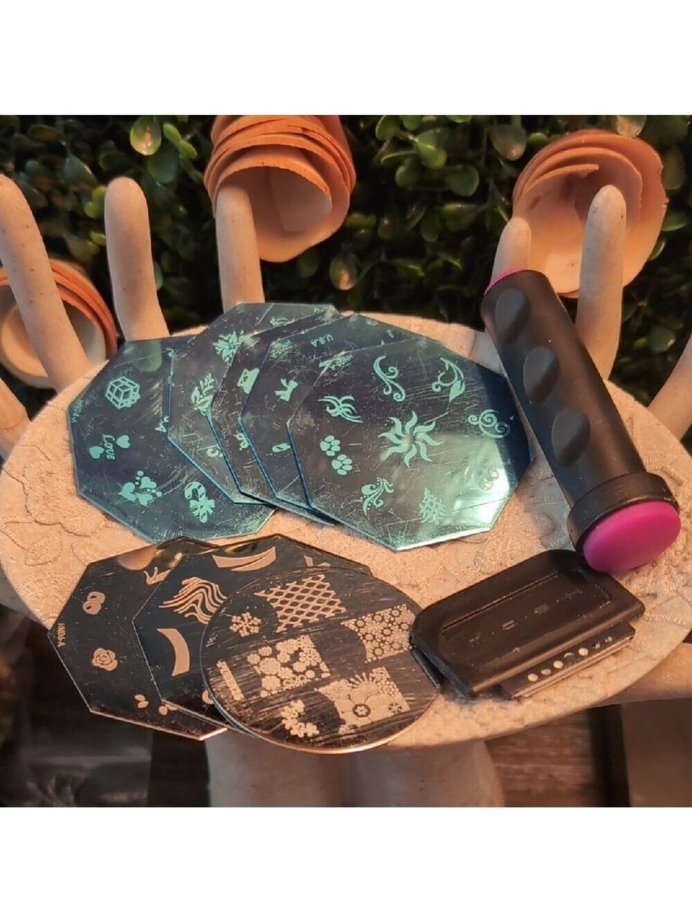 8 Plate Nail Art Stamping Set